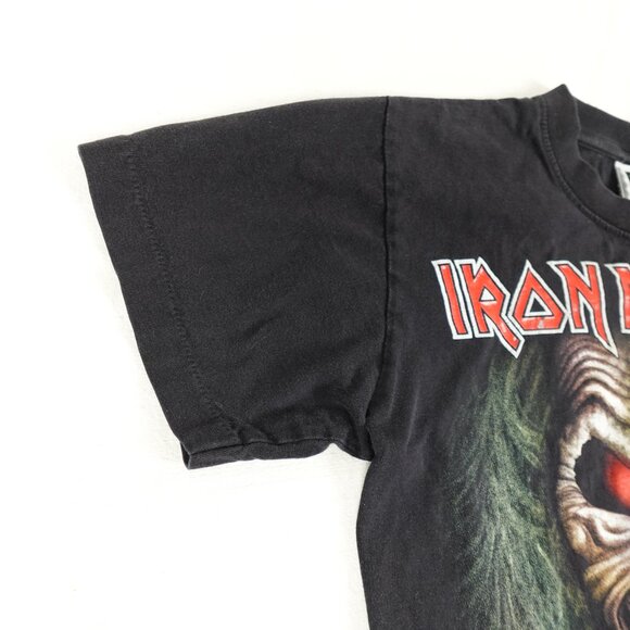 Vintage 90s Iron Maiden Best of the Beast Eddie Middle Finger The Roxx Tee Shirt - Picture 6 of 10